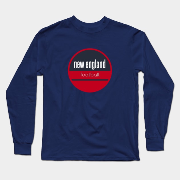 new england patriots football Long Sleeve T-Shirt by BVHstudio